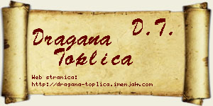 Dragana Toplica vizit kartica